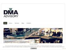 Tablet Screenshot of dma-advisory.com